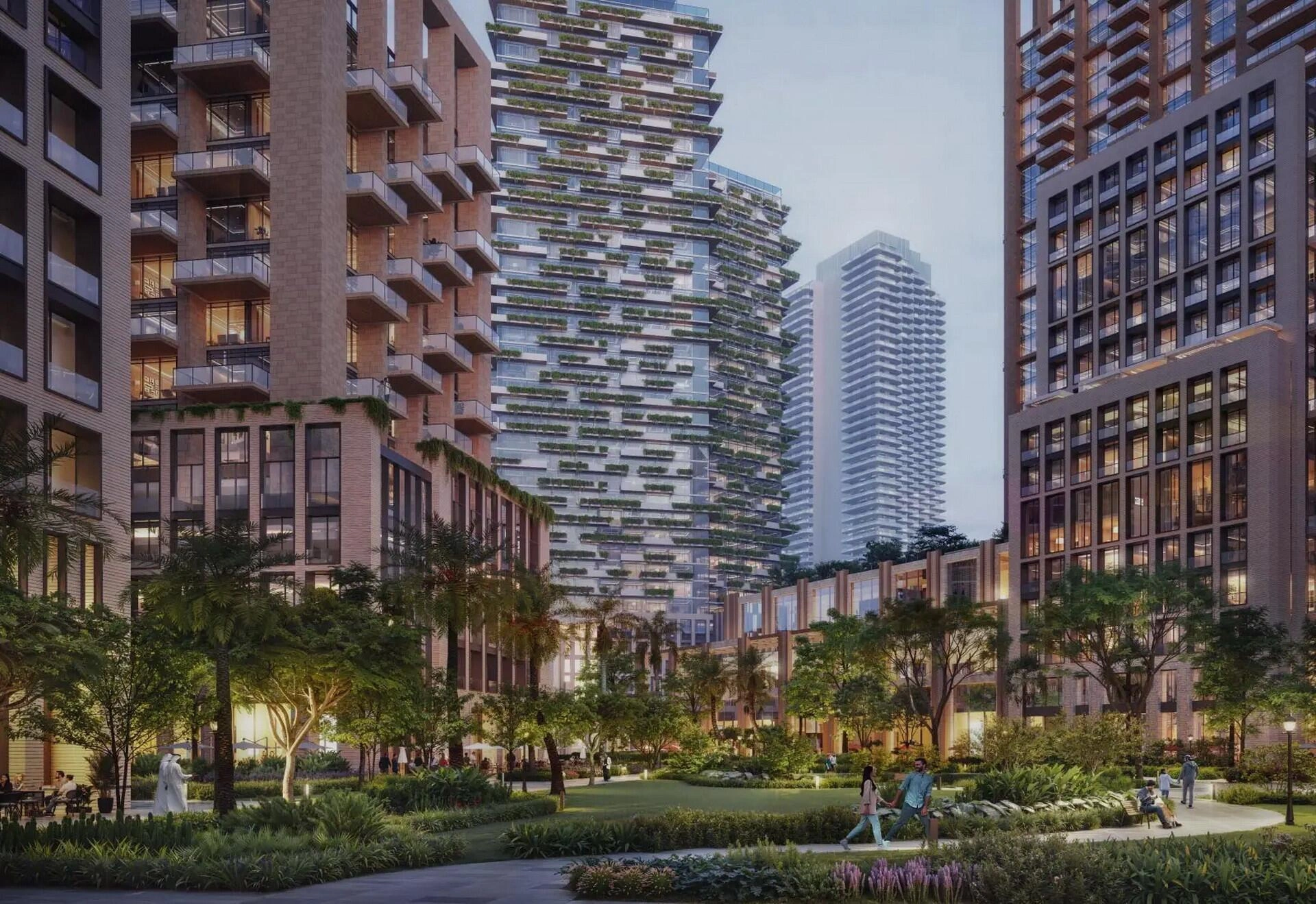 位于阿拉伯城(City of Arabia),迪拜,阿拉伯联合酋长国的现代住宅综合体项目