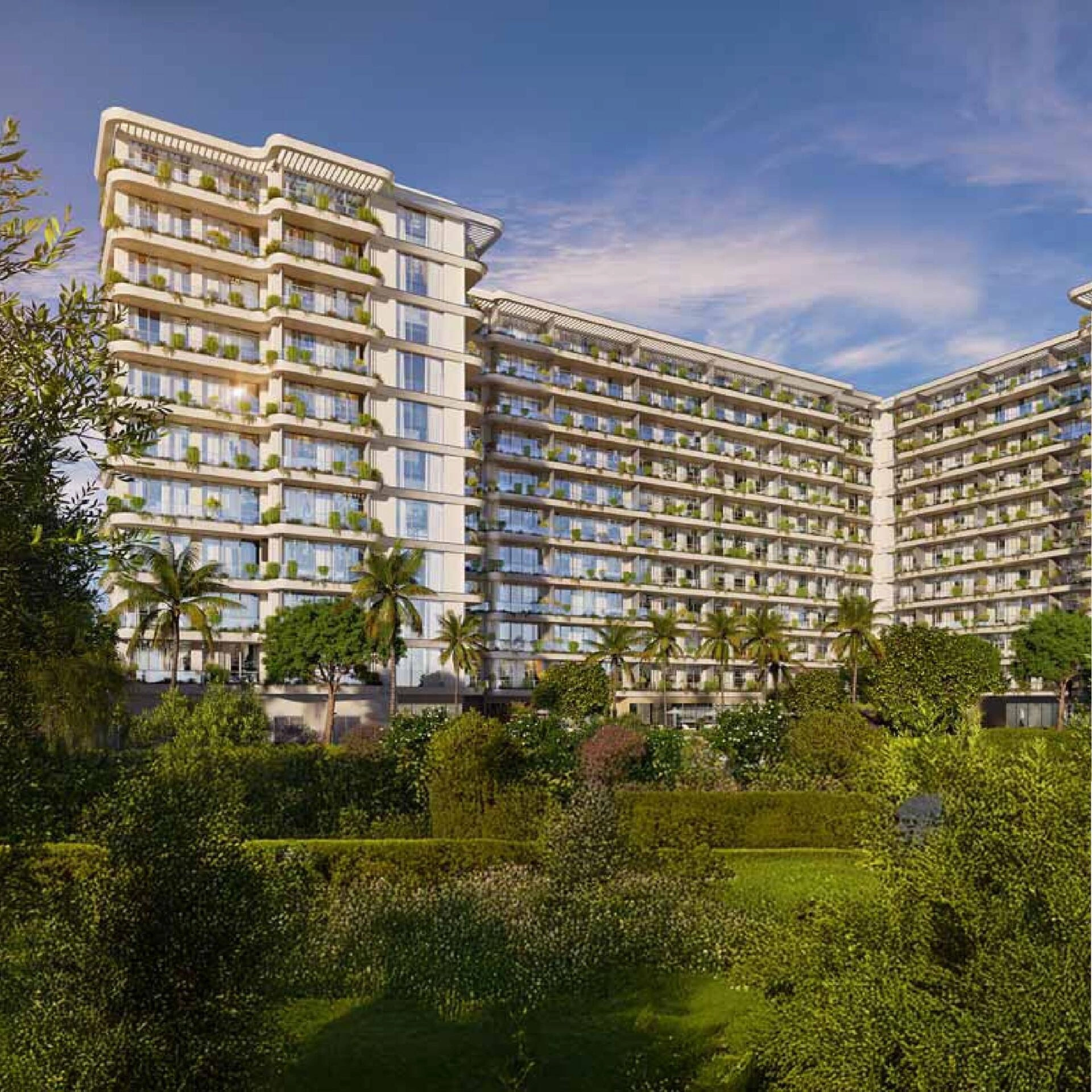 位于迪拜(阿拉伯联合酋长国)现代住宅小区的公寓