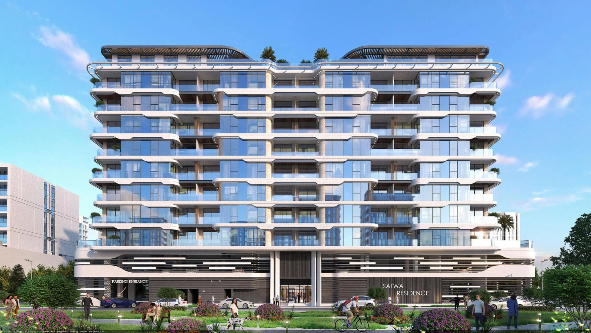 Appartements dans un complexe résidentiel à Jumeirah Garden City, Dubaï, Émirats arabes unis