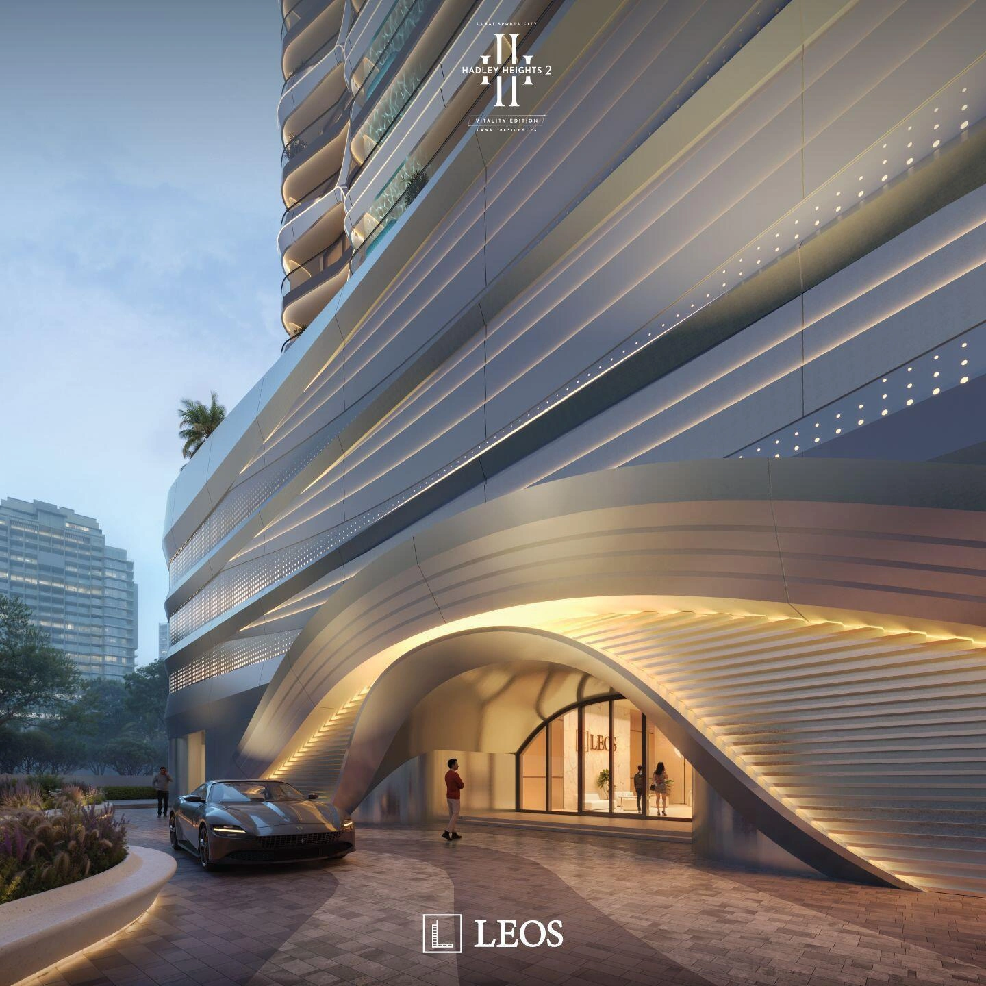 位于阿联酋迪拜迪拜体育城的新住宅项目内的公寓