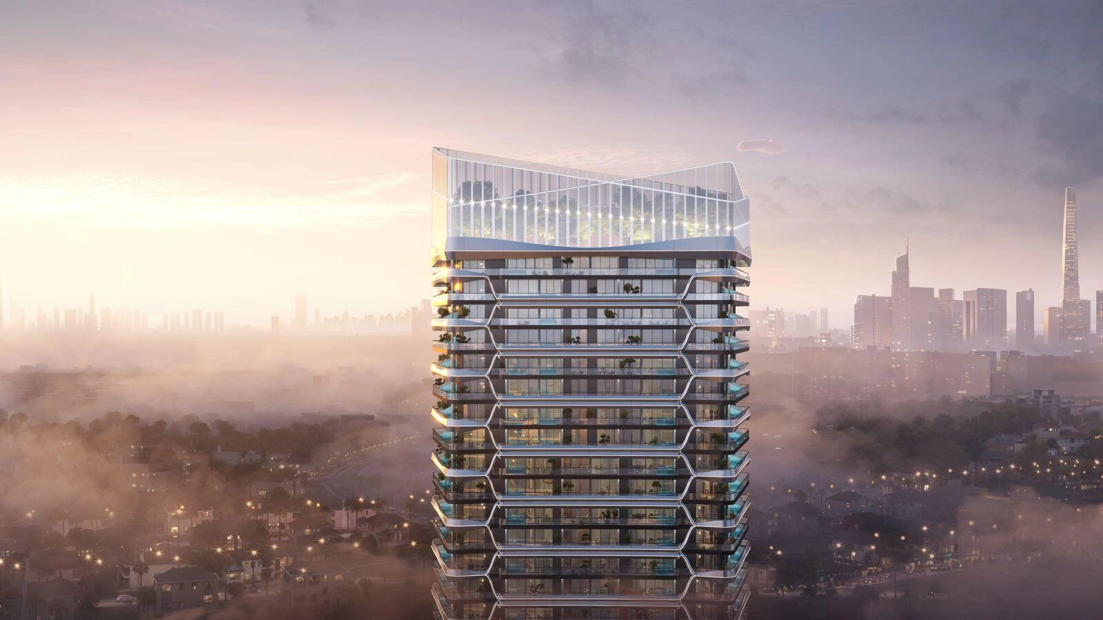 位于阿联酋迪拜迪拜体育城的新住宅项目内的公寓