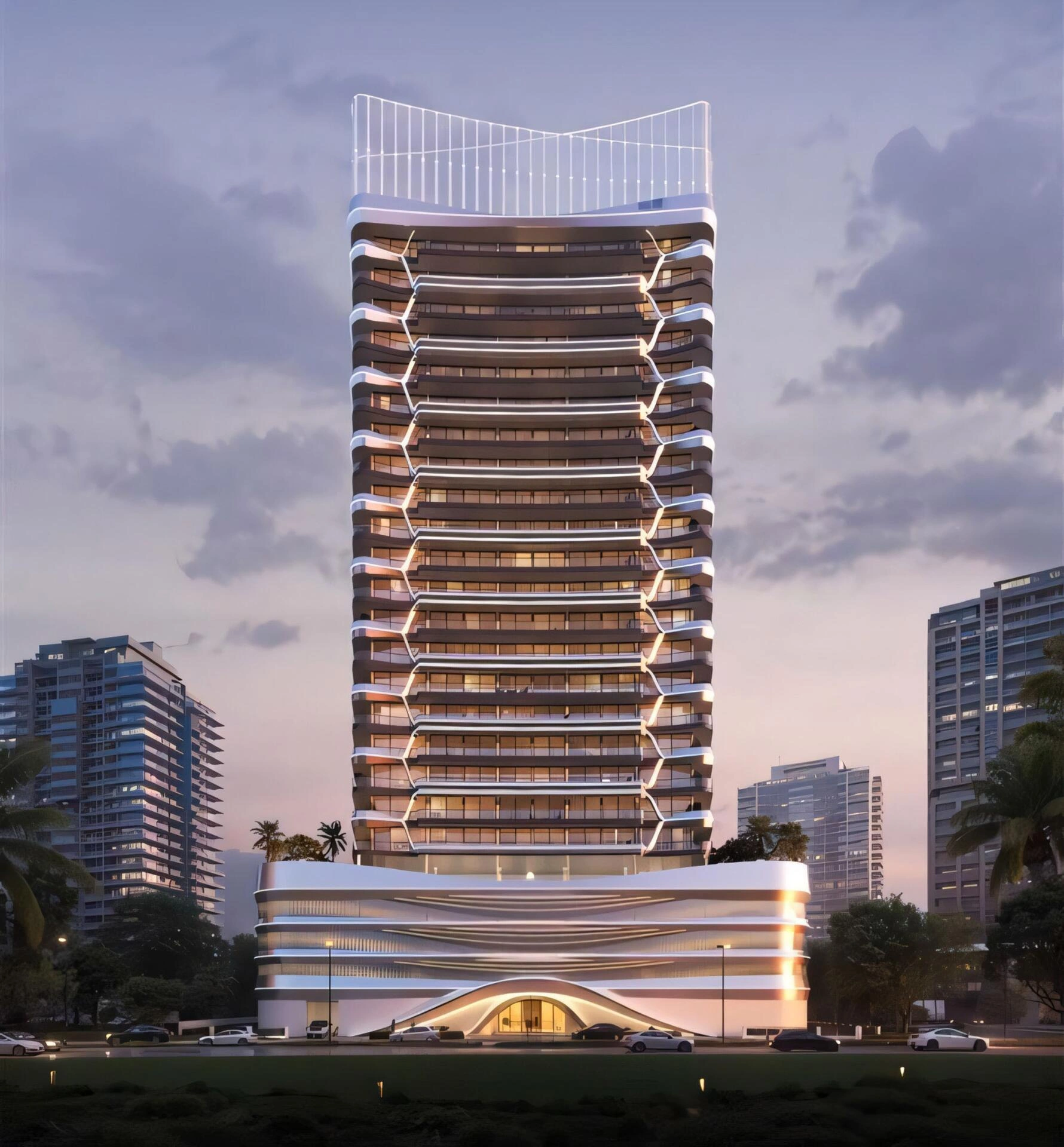 位于阿联酋迪拜迪拜体育城的新住宅项目内的公寓