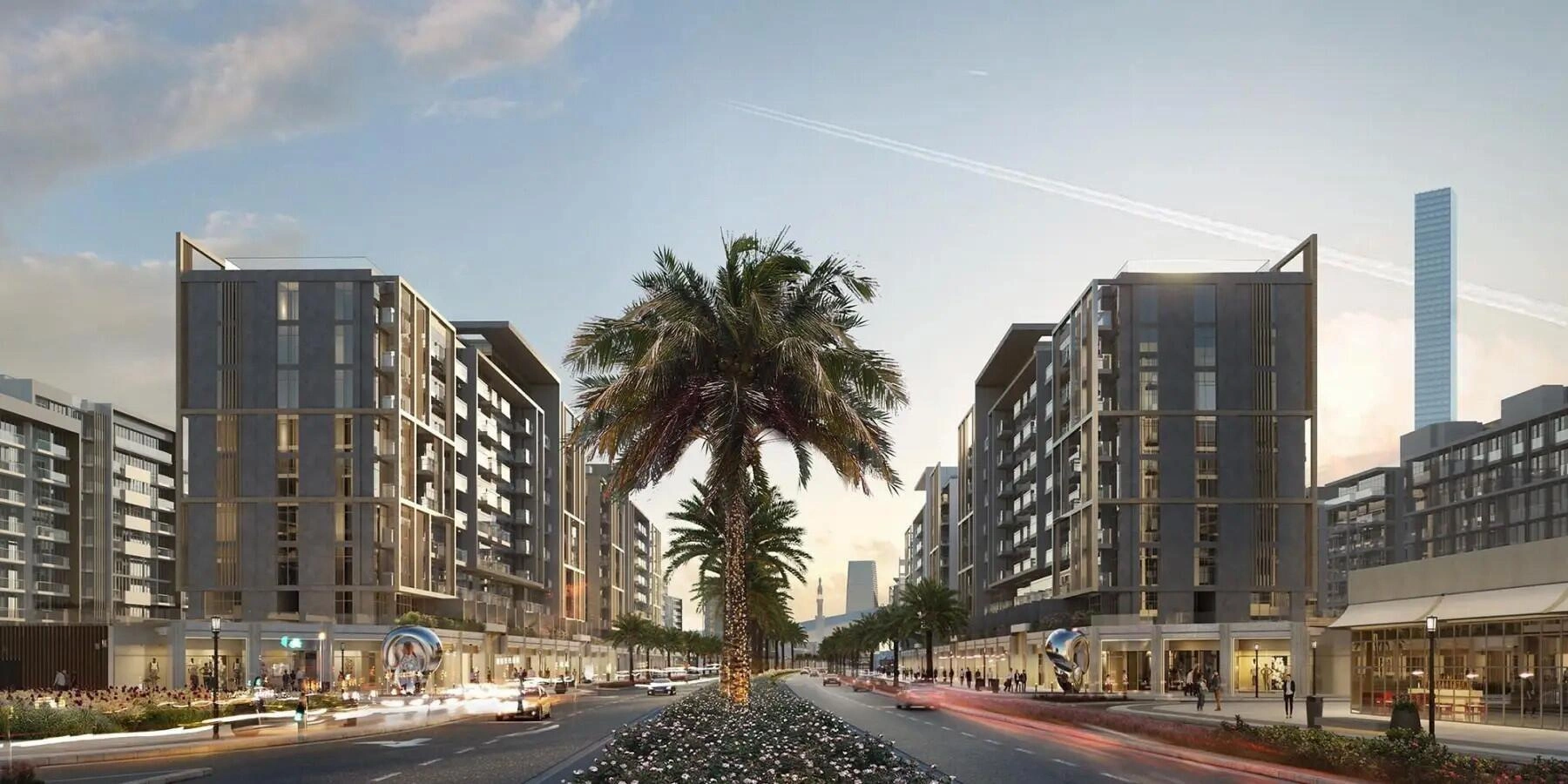Apartamentos en un complejo residencial moderno en Dubái, Emiratos Árabes Unidos