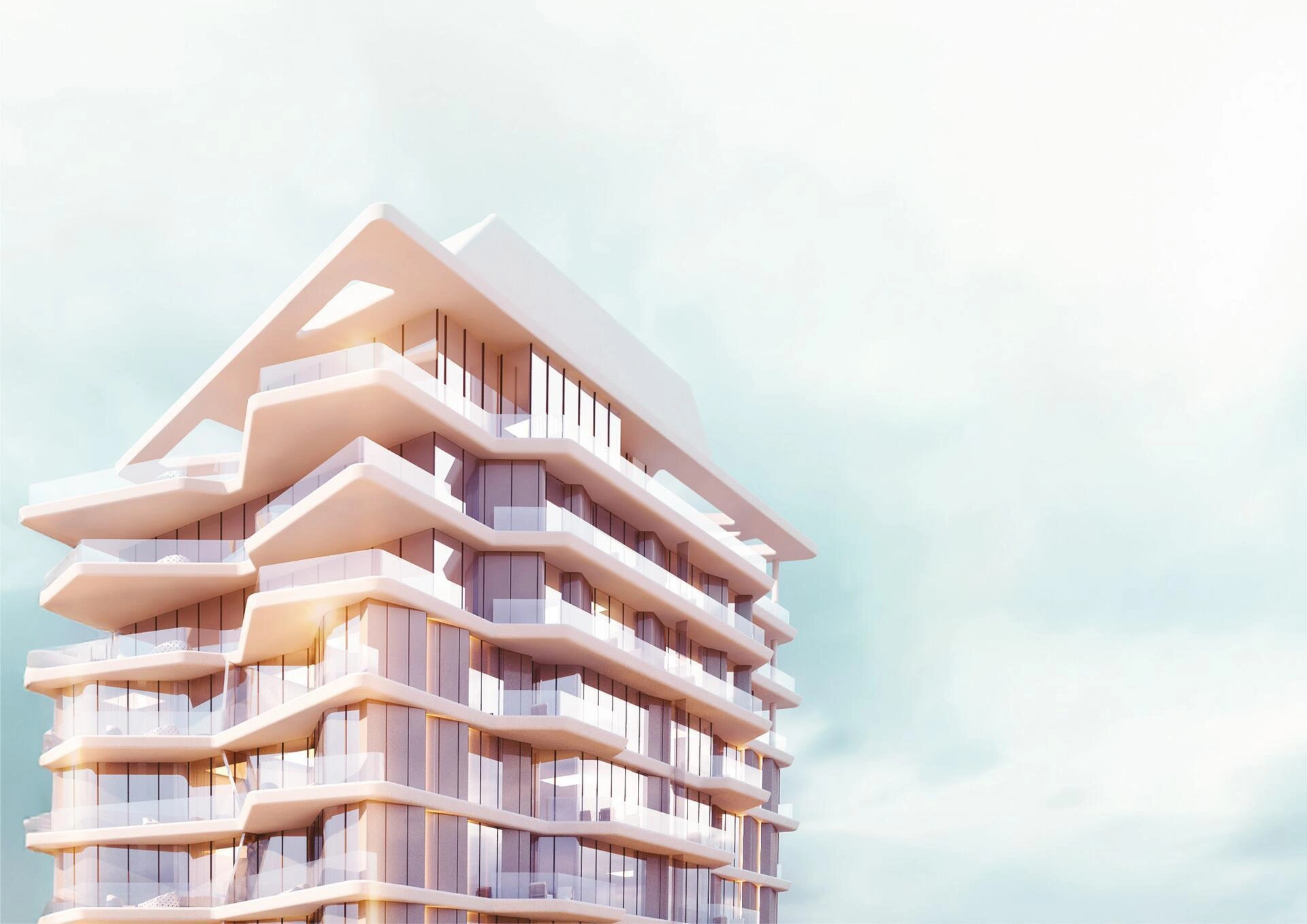 阿拉伯联合酋长国迪拜的现代住宅综合体公寓