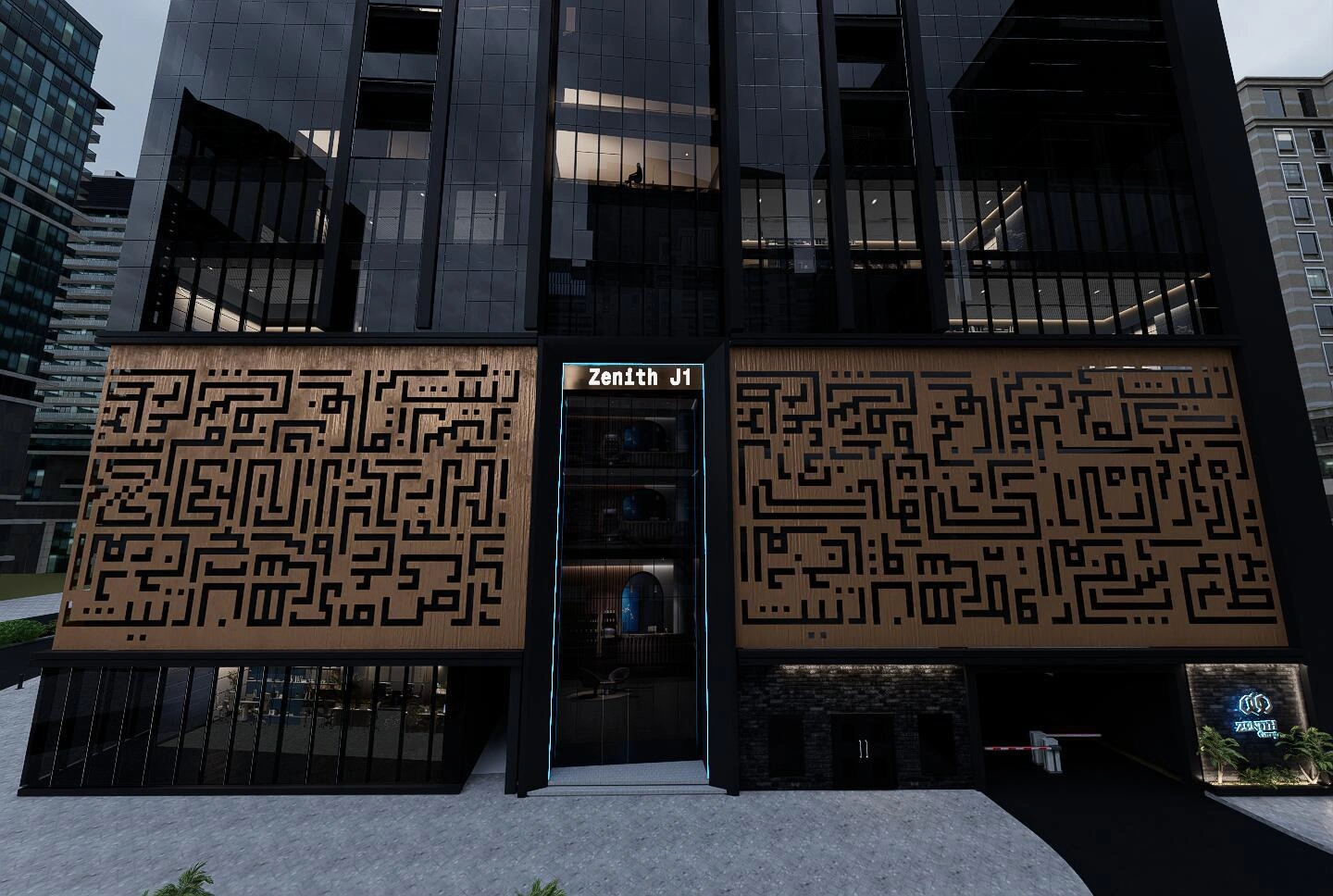 位于阿拉伯联合酋长国迪拜的综合开发项目中的公寓