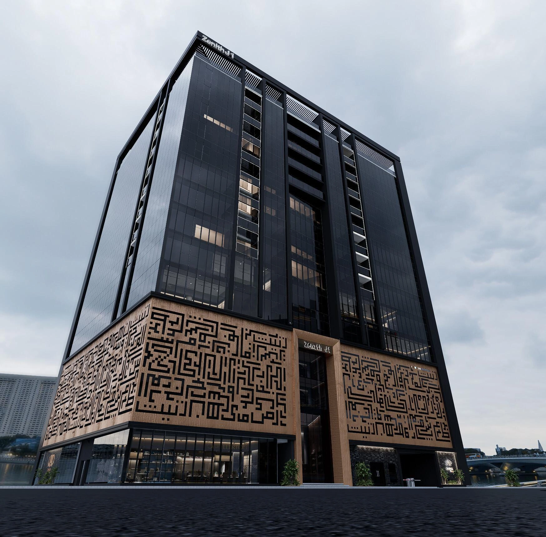 位于阿拉伯联合酋长国迪拜的综合开发项目中的公寓