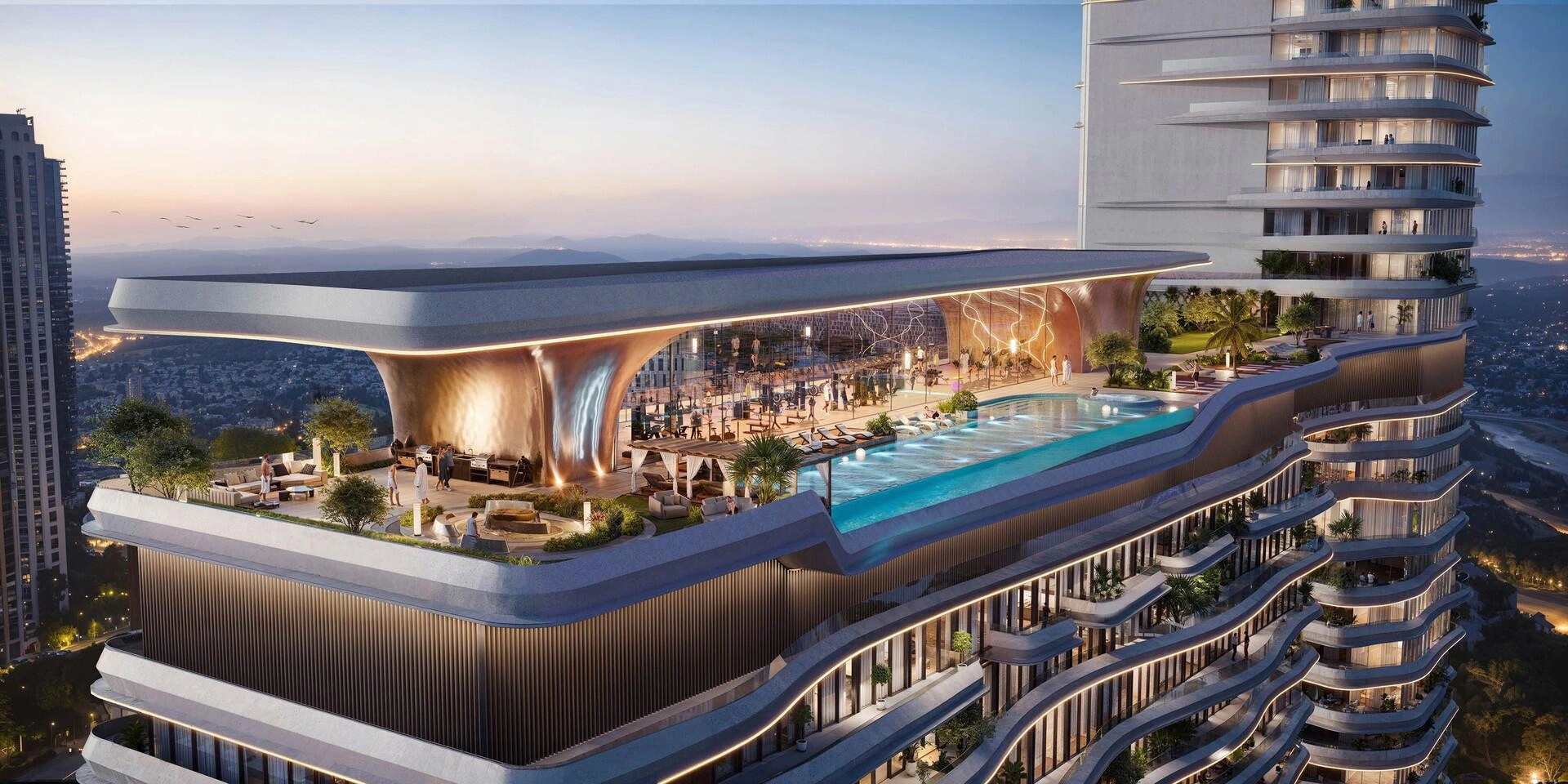 Apartamentos en un moderno complejo residencial en Dubái, Emiratos Árabes Unidos