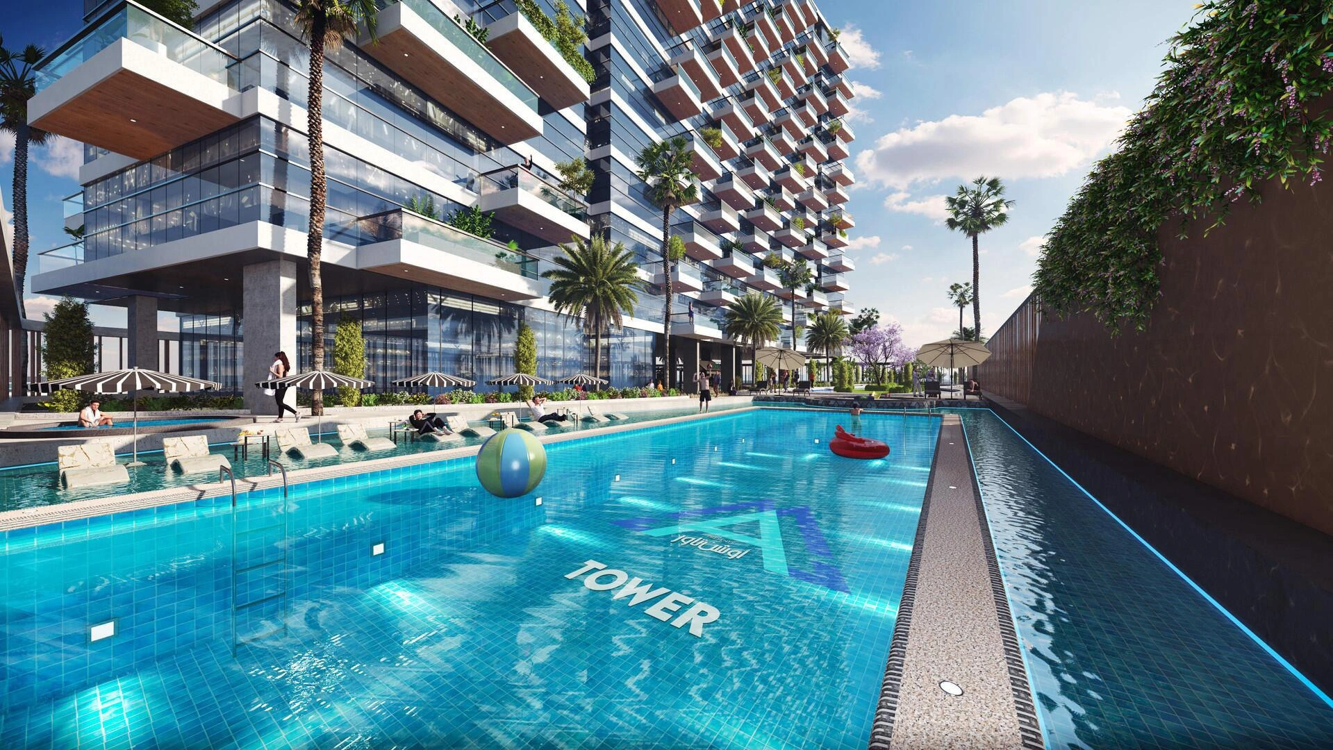 Dubai, UAE 的度假式公寓