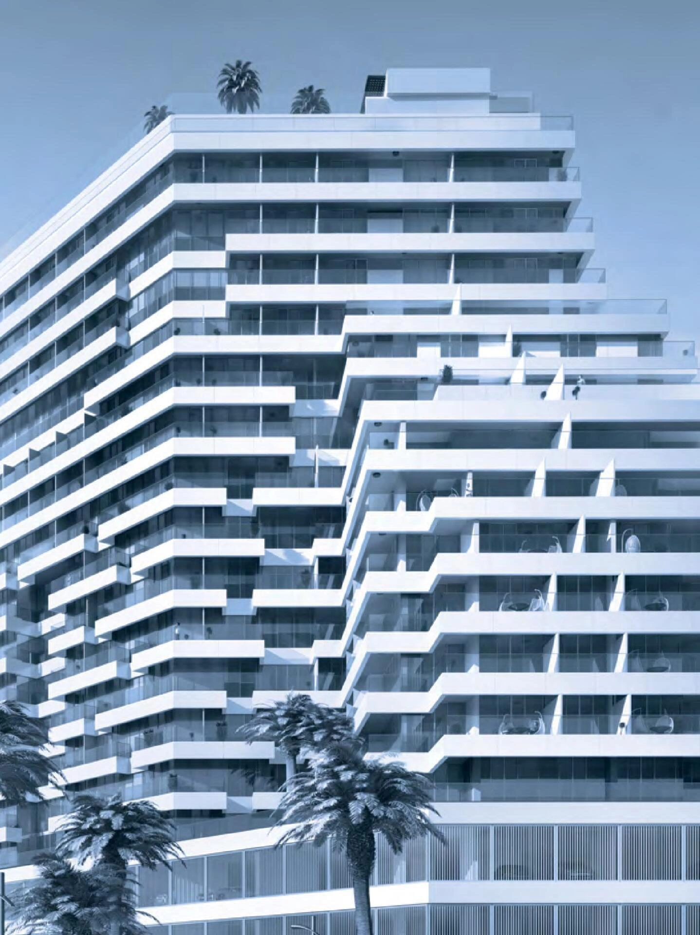 位于阿联酋迪拜现代住宅区的公寓