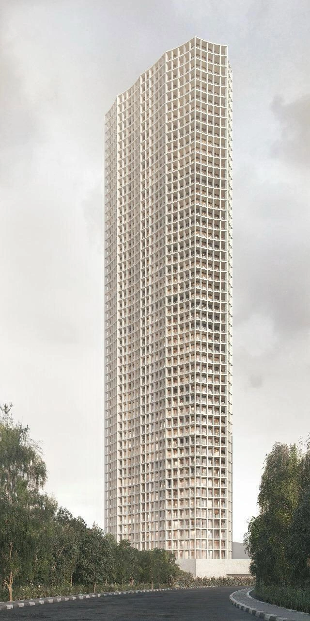 두바이(아랍에미리트) 현대 주거 단지의 아파트