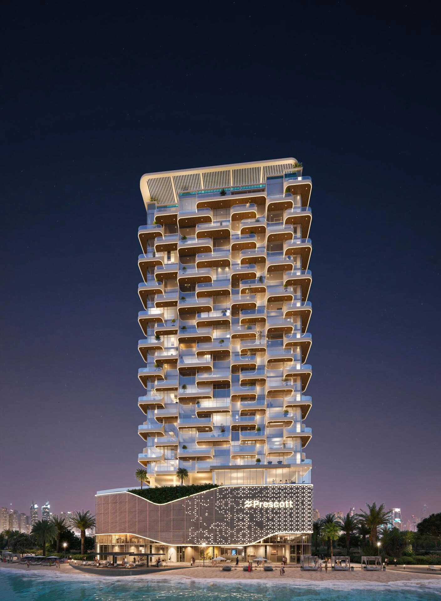 位于阿联酋迪拜 Nad Al Sheba 1 的现代住宅综合体公寓