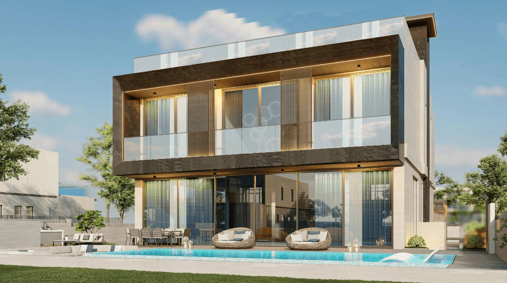 Ville in un complesso residenziale a Dubai, Emirati Arabi Uniti