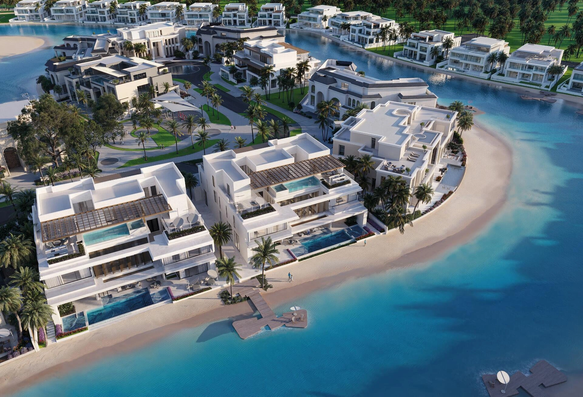 阿联酋迪拜的带家具别墅