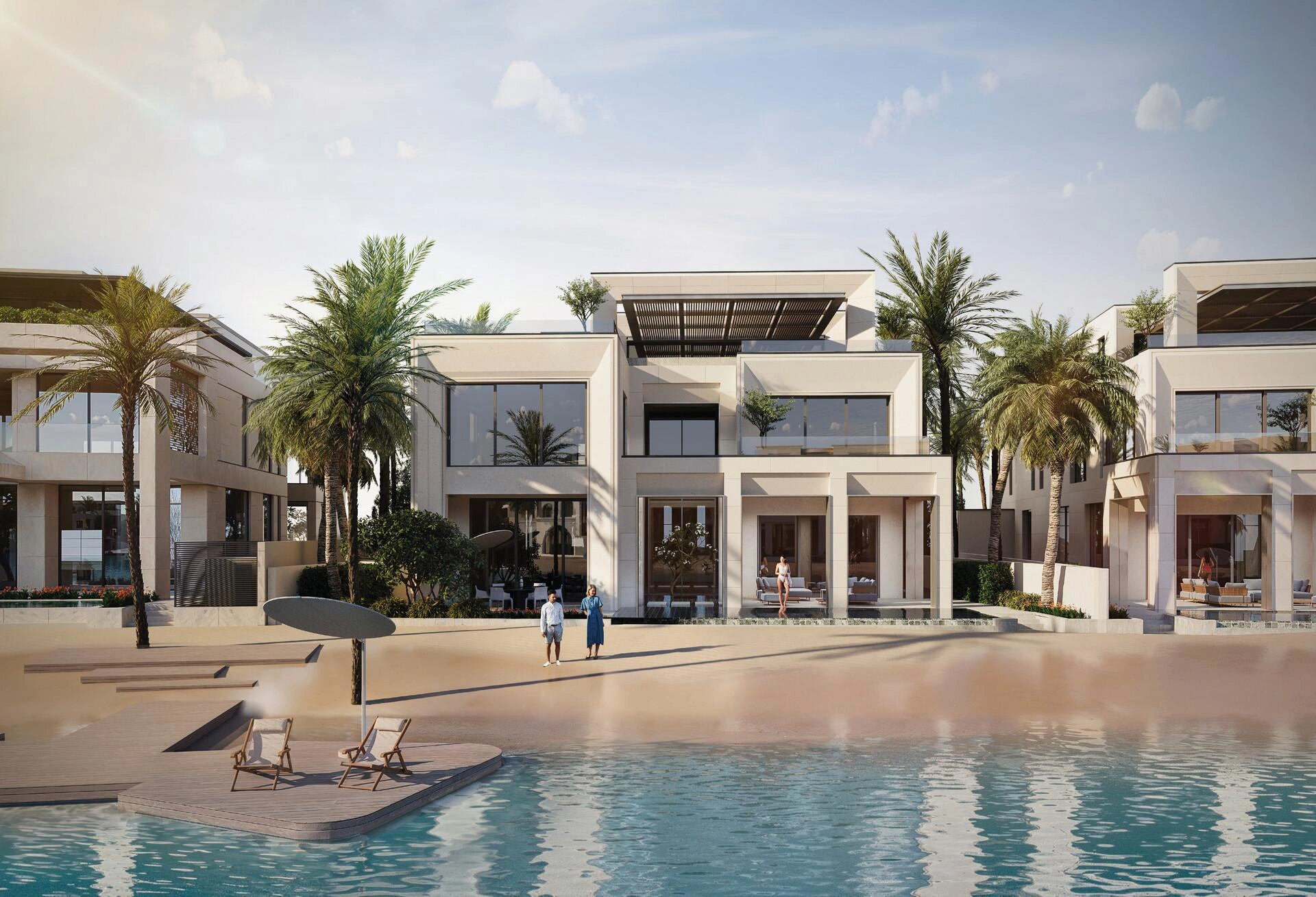 阿联酋迪拜的带家具别墅