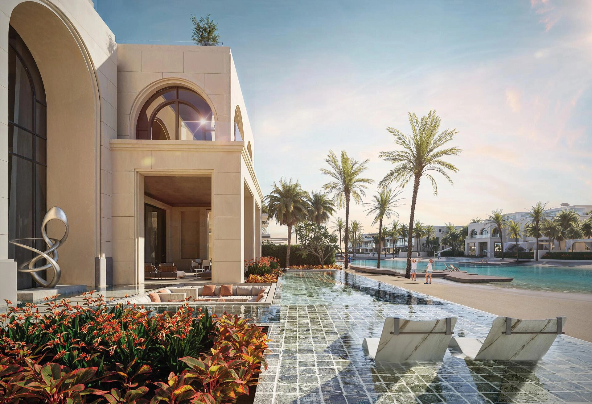 阿联酋迪拜的带家具别墅