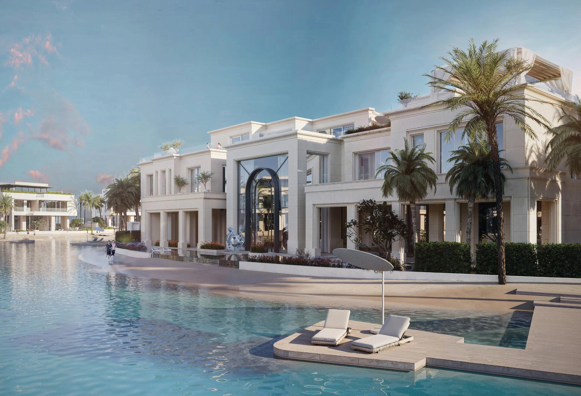 阿联酋迪拜的带家具别墅