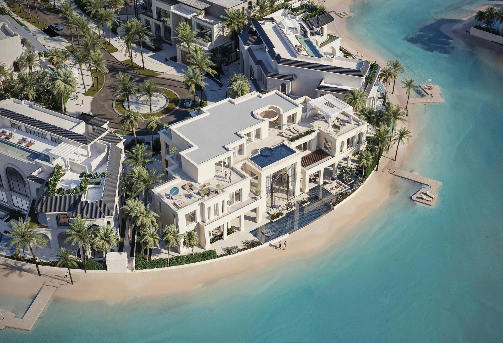 阿联酋迪拜的带家具别墅