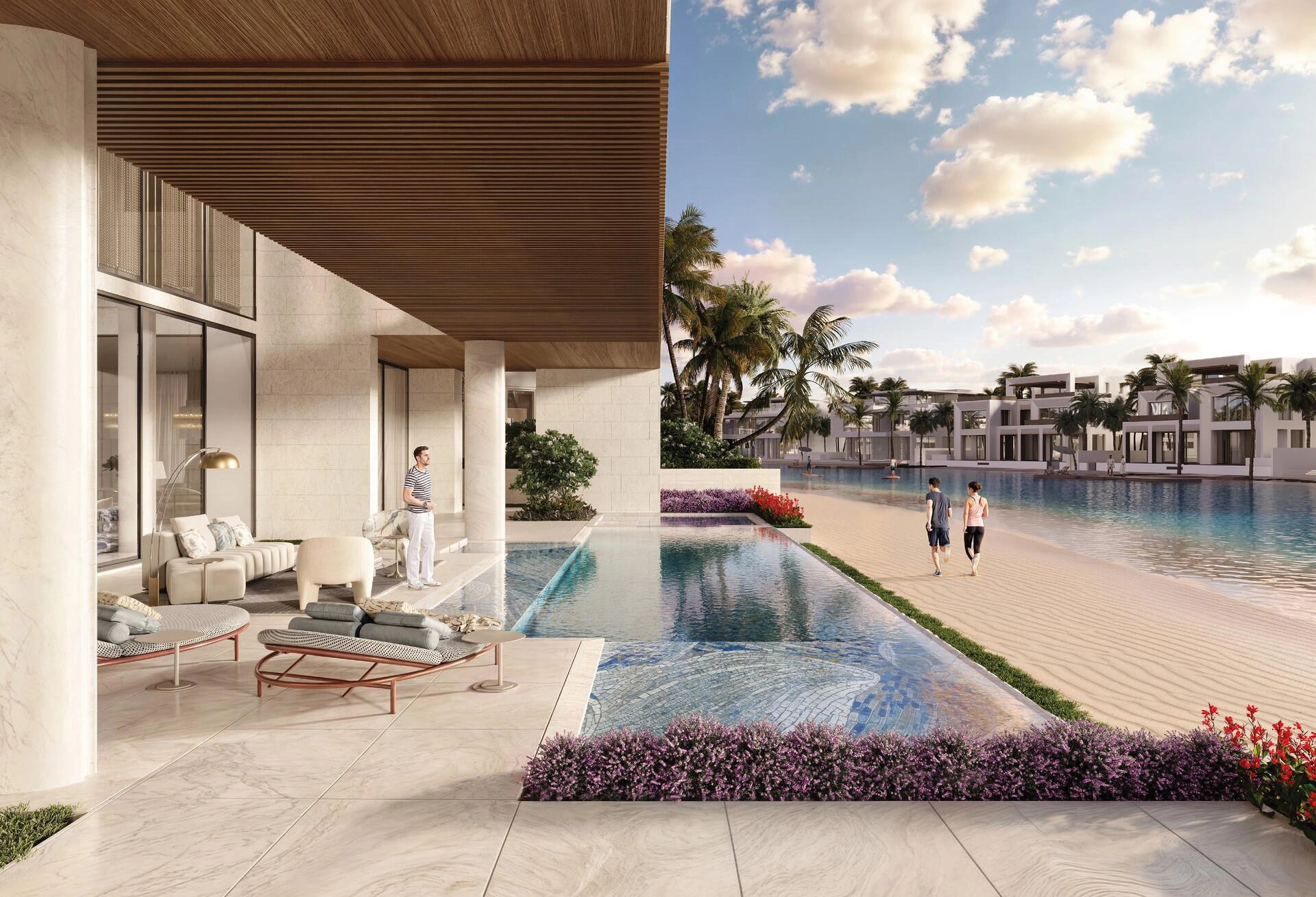 阿联酋迪拜的带家具别墅