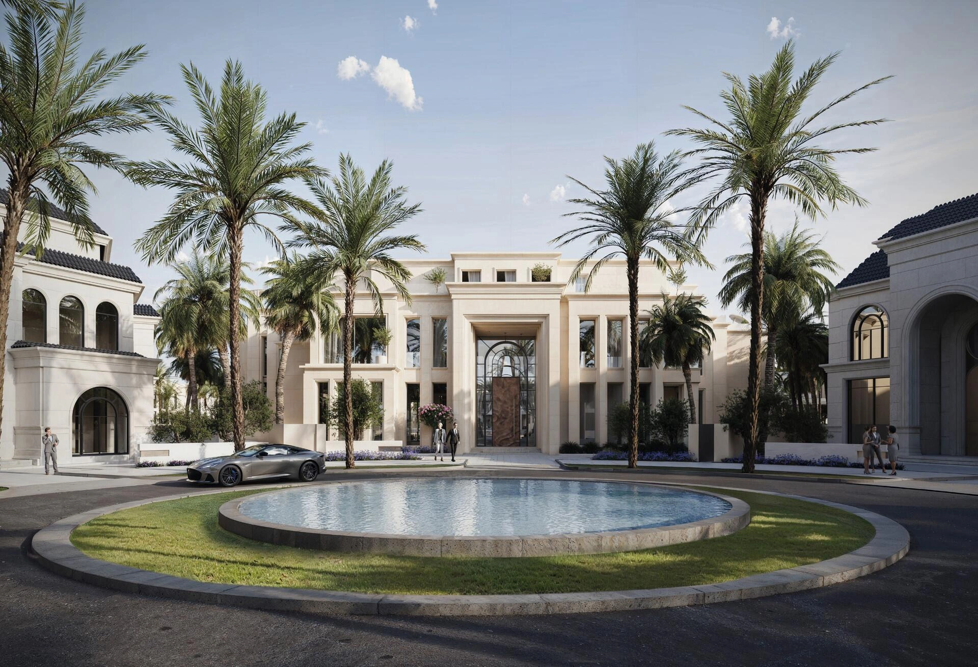 阿联酋迪拜的带家具别墅