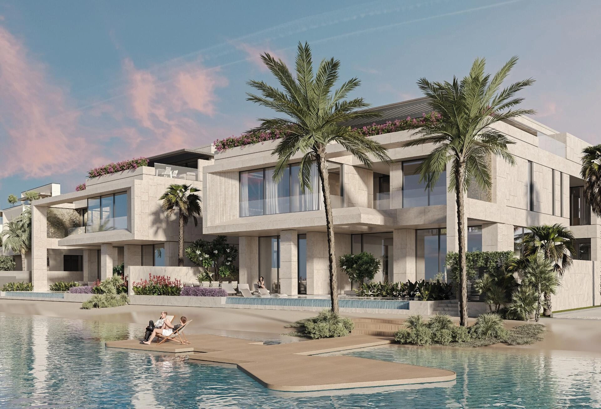 阿联酋迪拜的带家具别墅