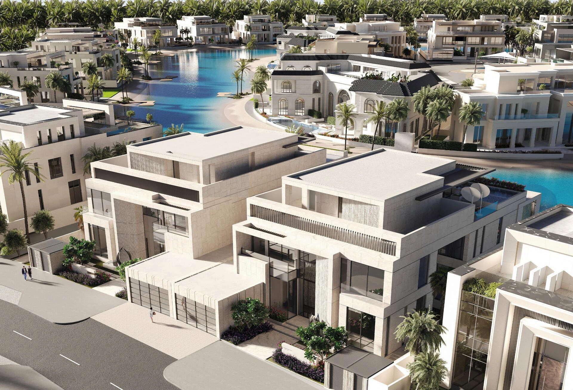 阿联酋迪拜的带家具别墅