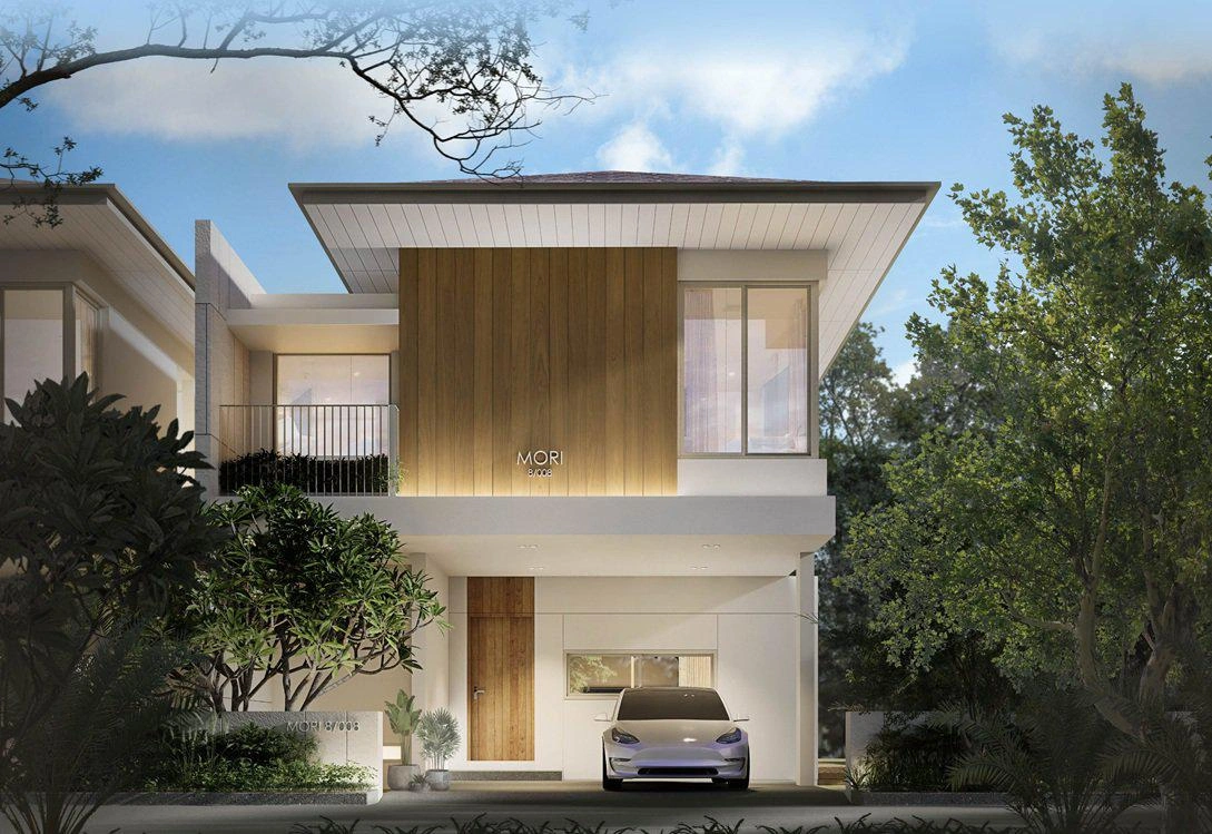 Villas in a modern residential complex in Phuket, Thailand