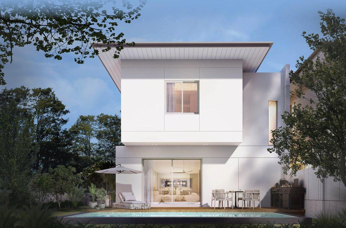 Villas in a modern residential complex in Phuket, Thailand