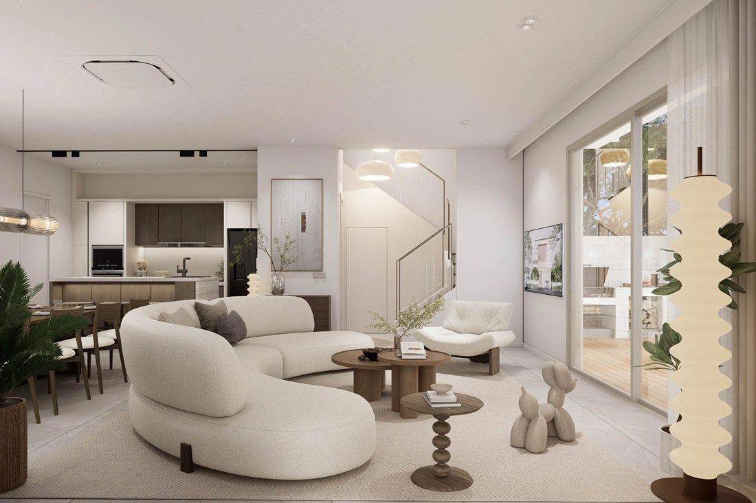 Villas in a modern residential complex in Phuket, Thailand