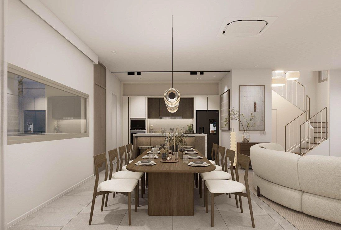 Villas in a modern residential complex in Phuket, Thailand