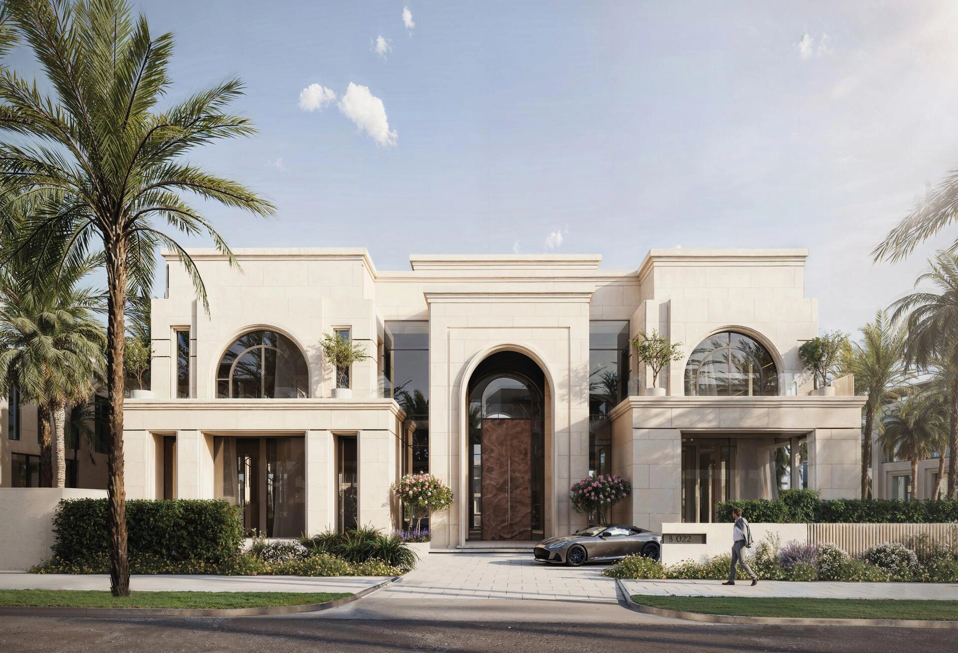 阿联酋迪拜的带家具别墅