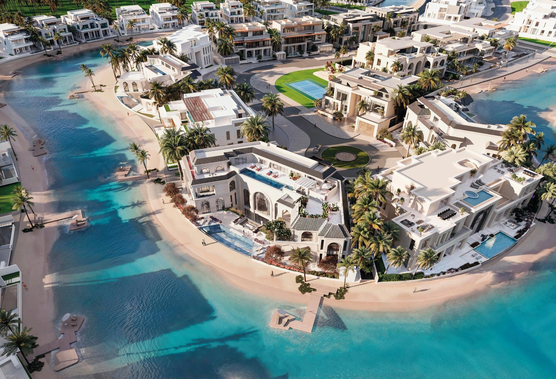 阿联酋迪拜的带家具别墅