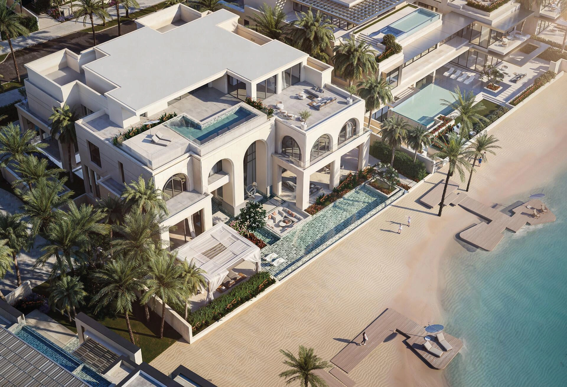 阿联酋迪拜的带家具别墅