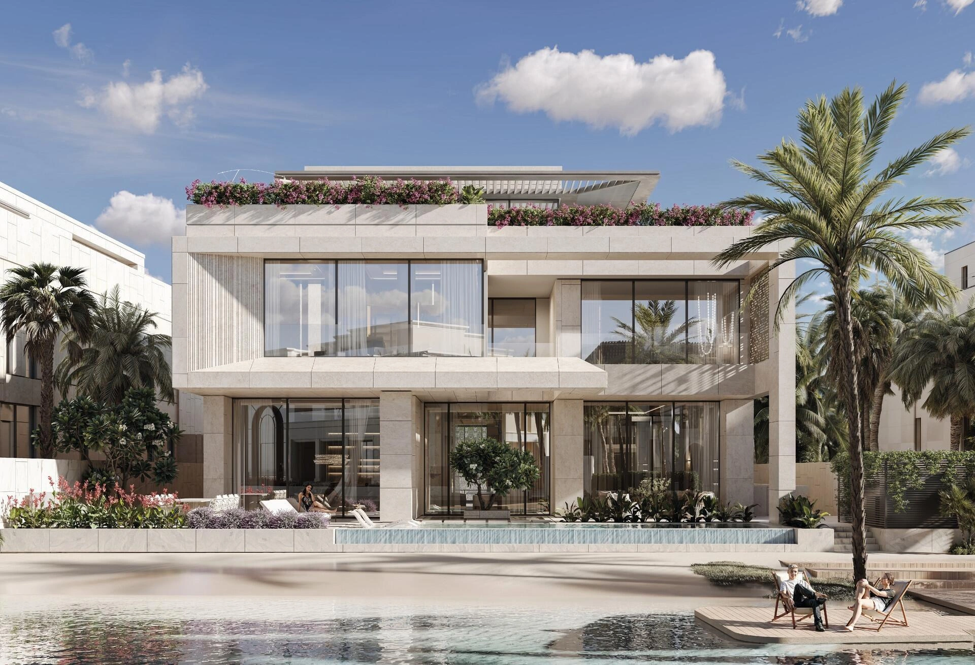 阿联酋迪拜的带家具别墅