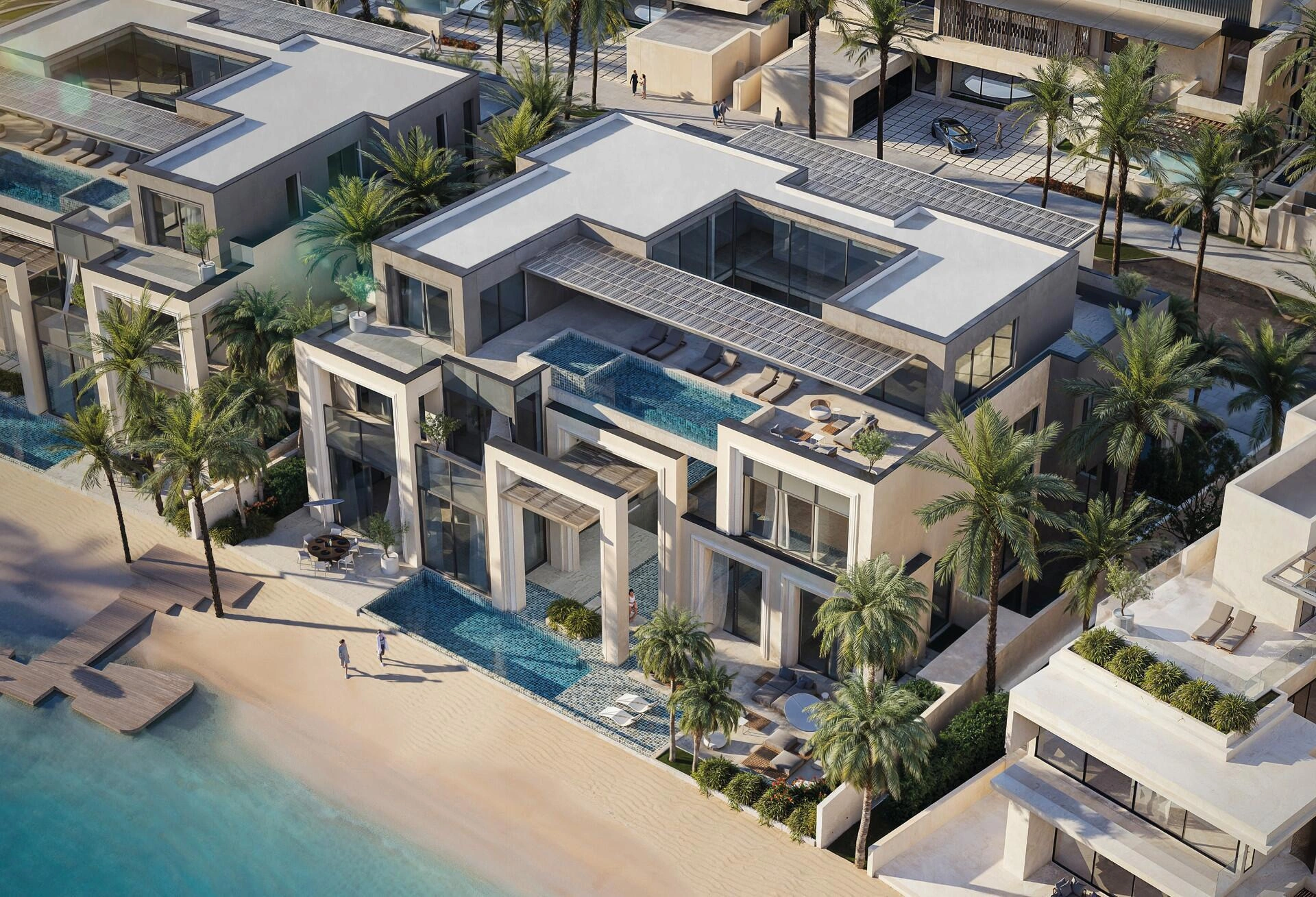 阿联酋迪拜的带家具别墅