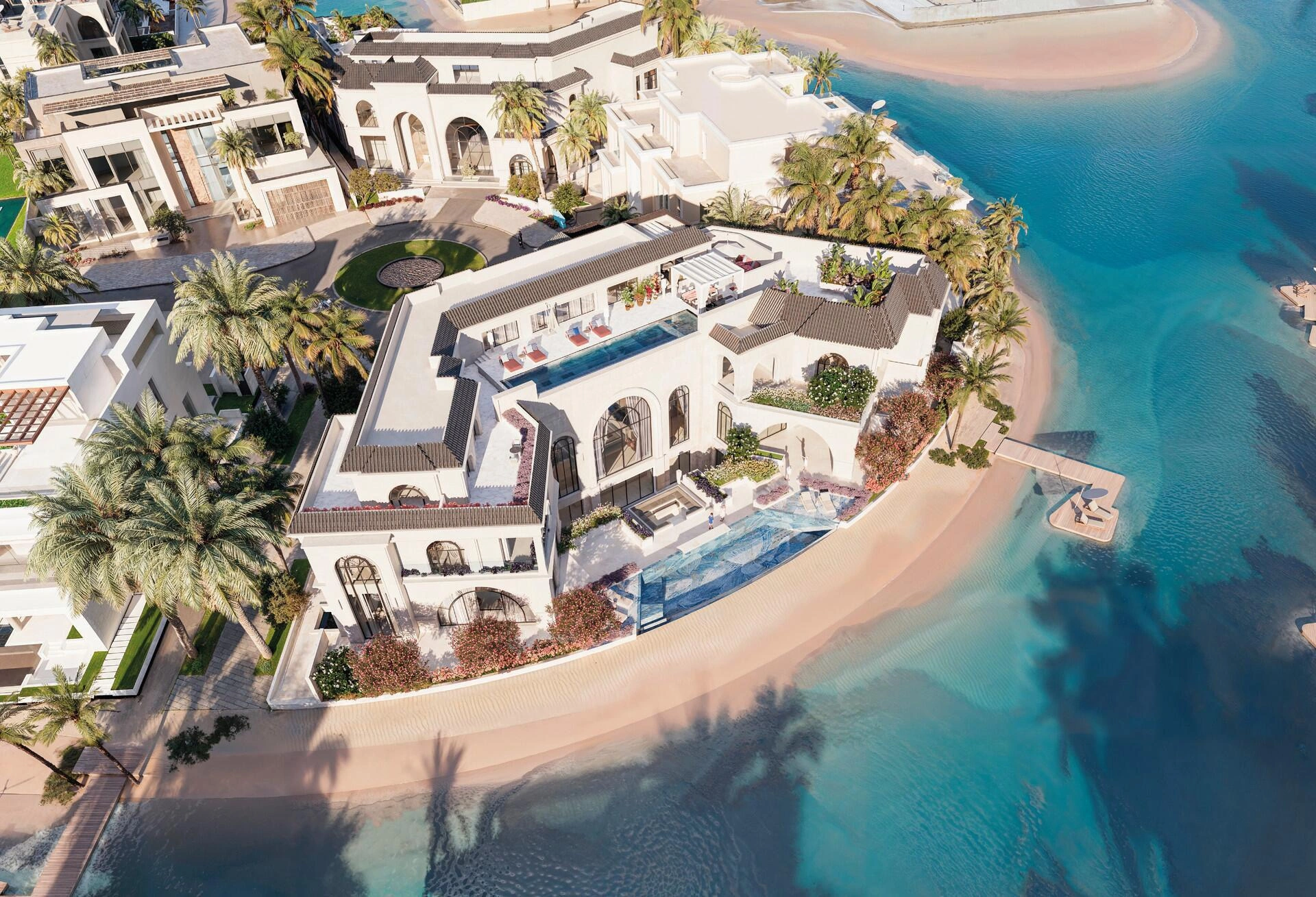 阿联酋迪拜的带家具别墅