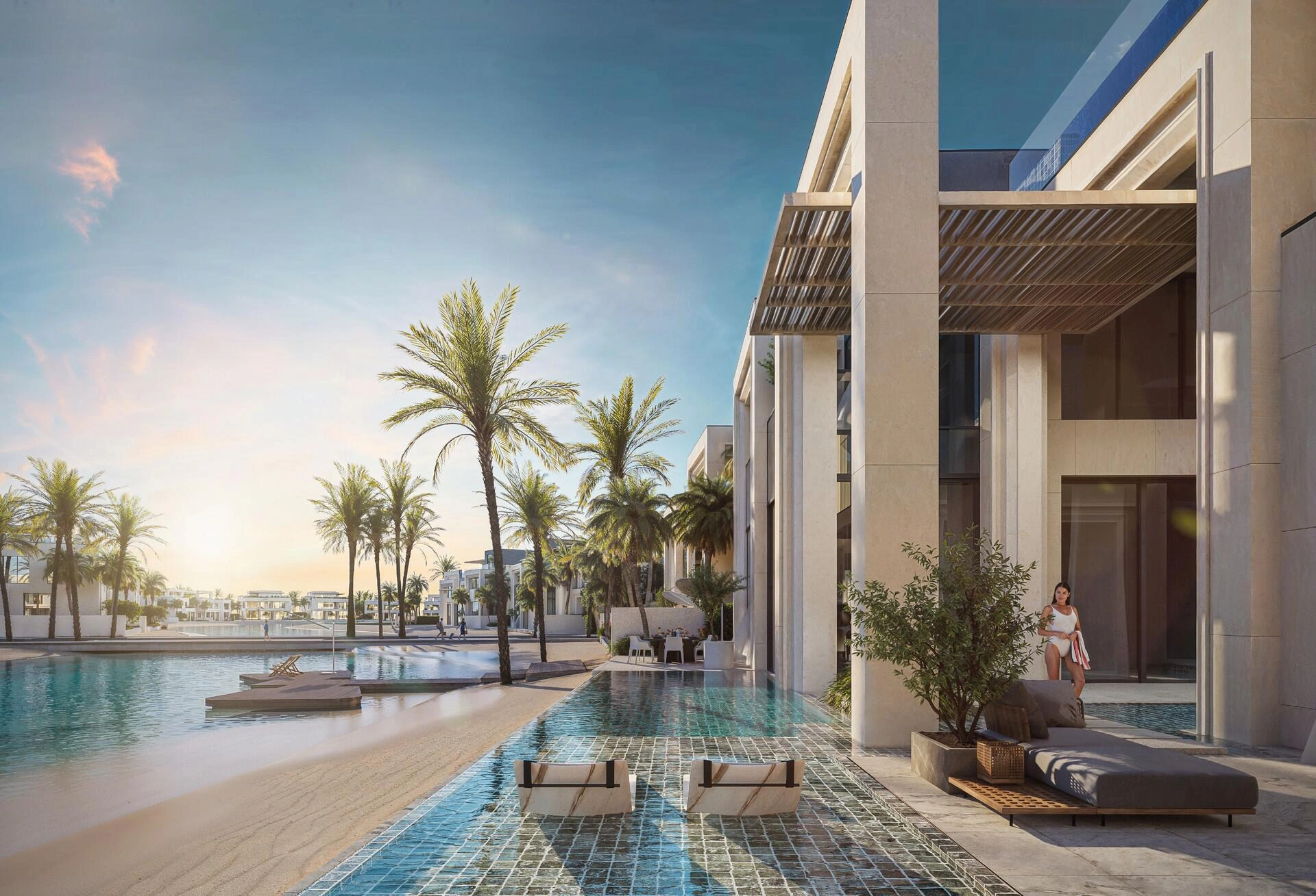 阿联酋迪拜的带家具别墅