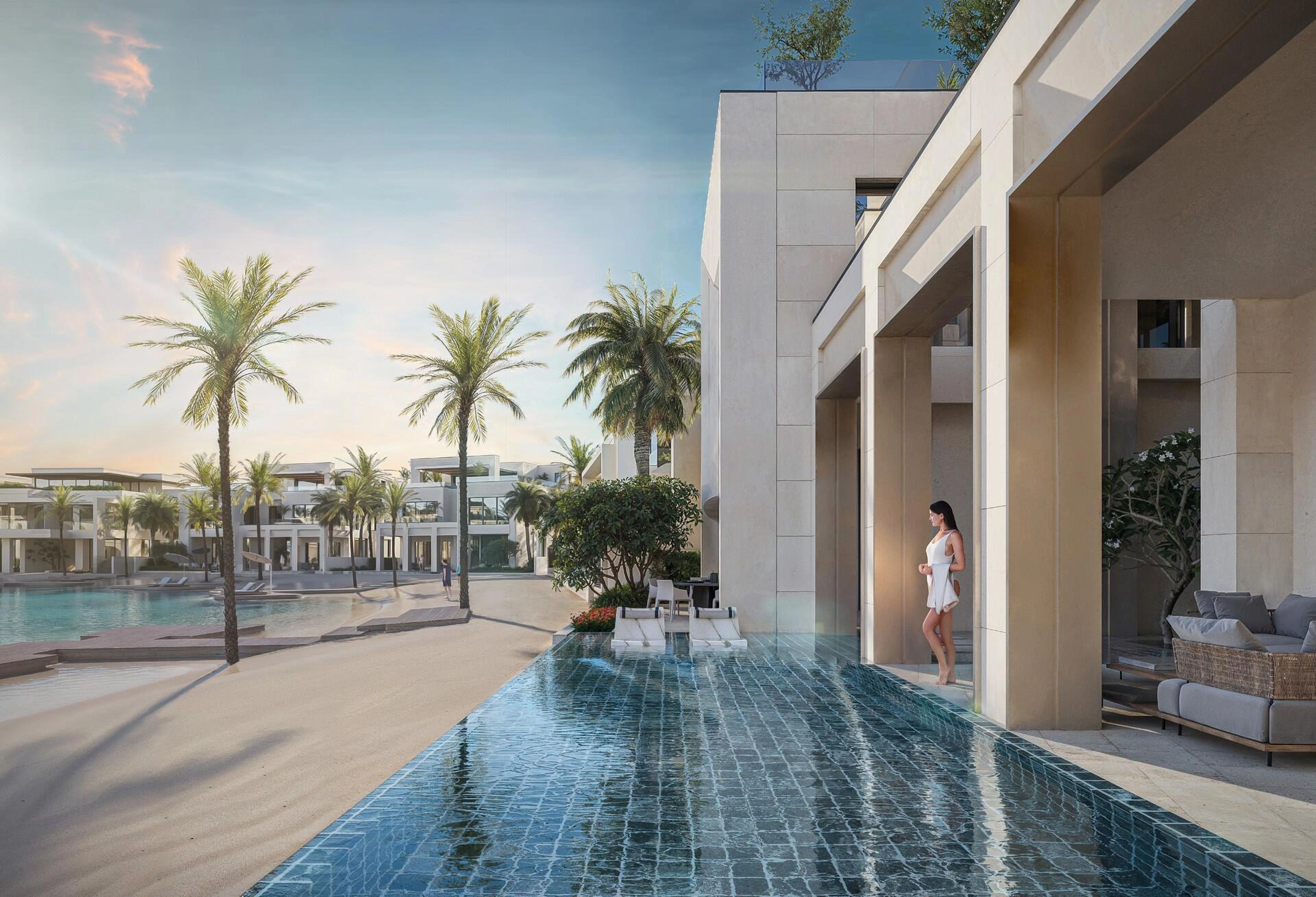 阿联酋迪拜的带家具别墅