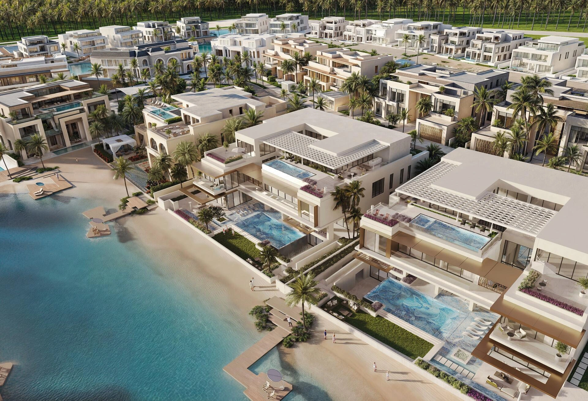 阿联酋迪拜的带家具别墅