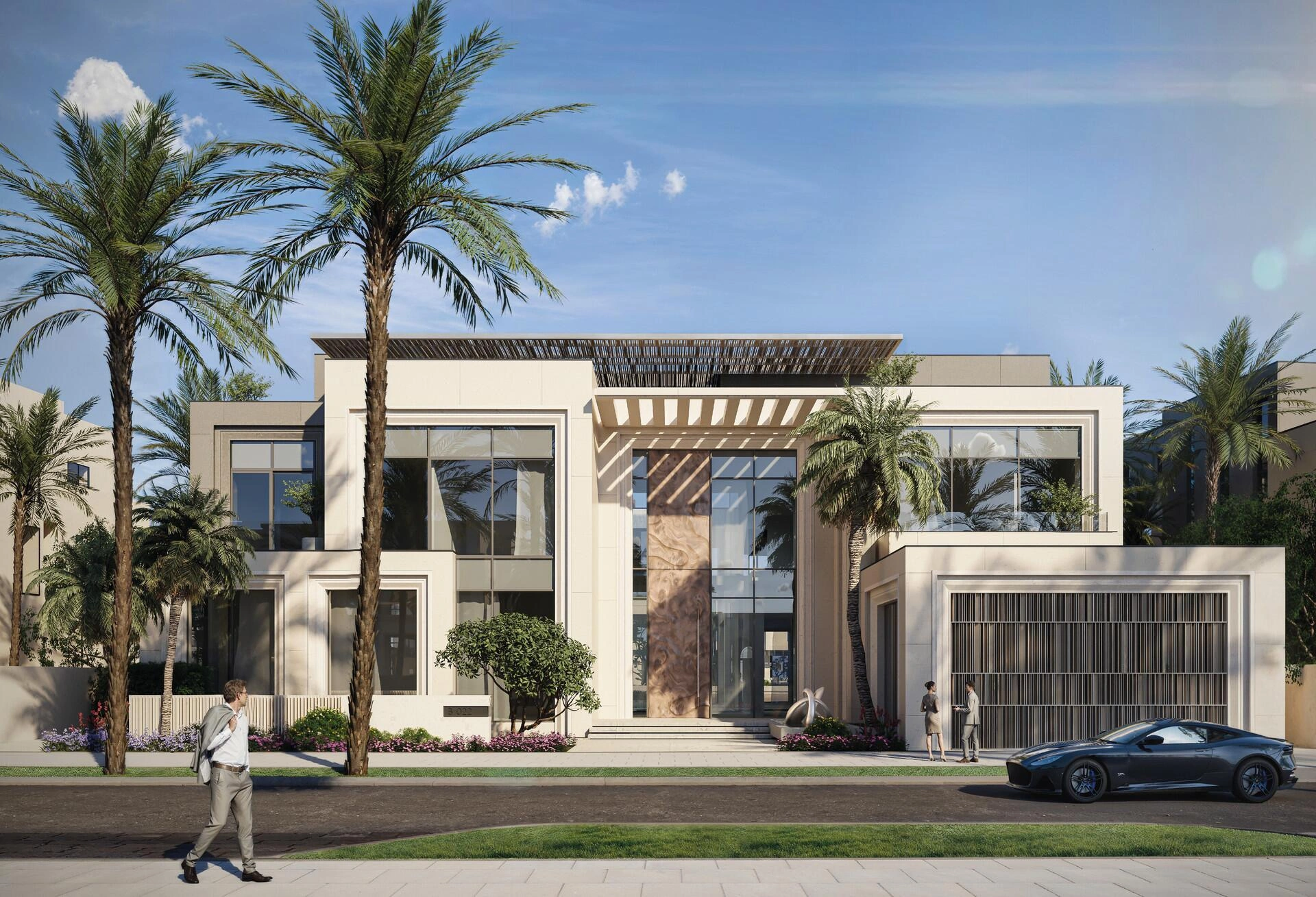 阿联酋迪拜的带家具别墅