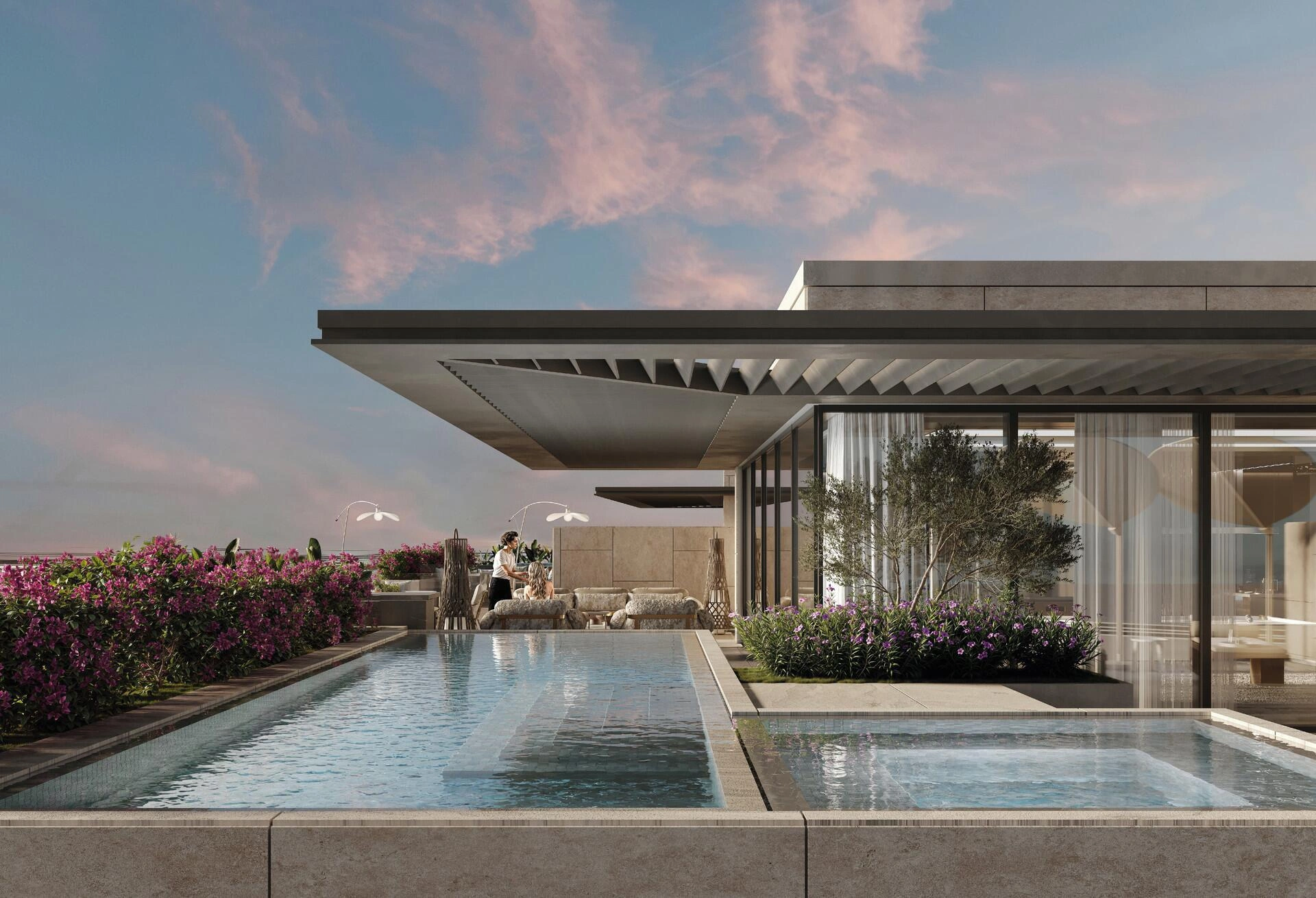 阿联酋迪拜的带家具别墅