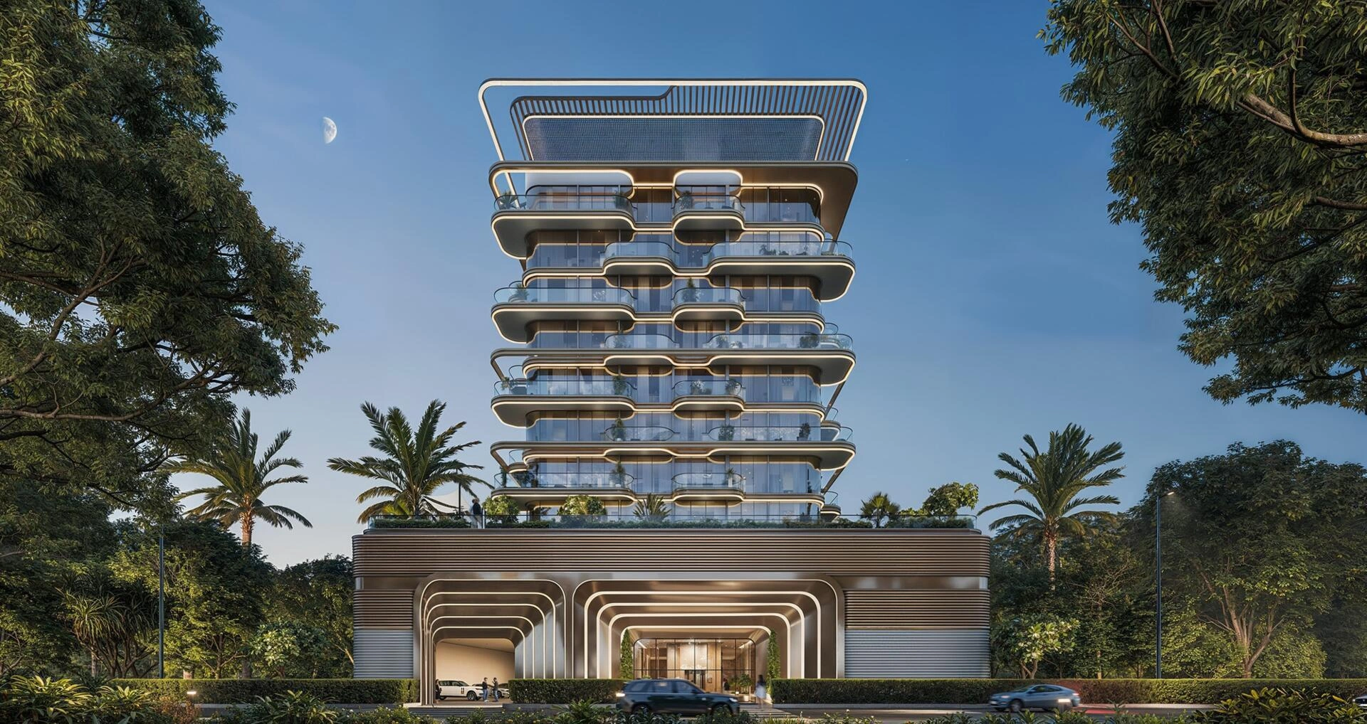 阿拉伯联合酋长国迪拜的度假式公寓,提供分期付款