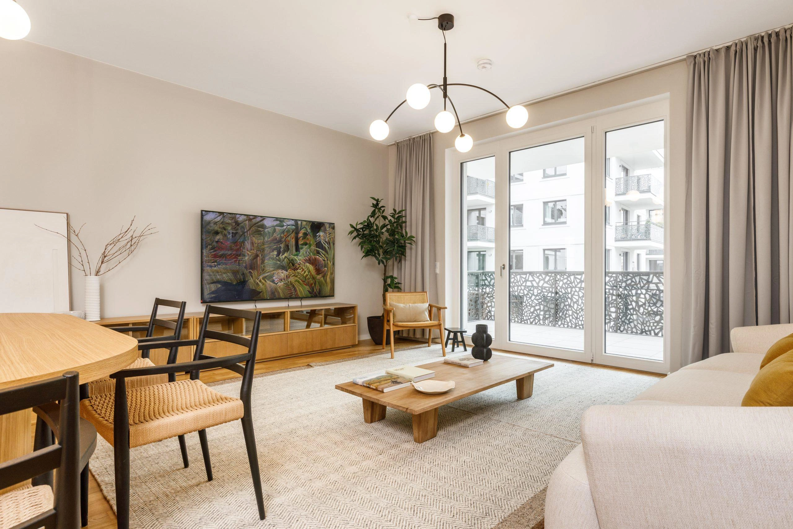 آپارتمانها در یک مجموعه مسکونی جدید در شونبرگ، برلین، آلمان