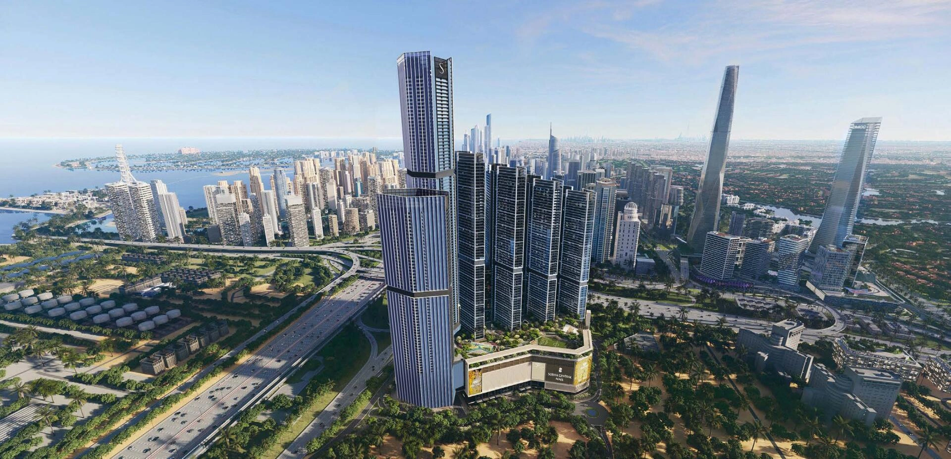 位于阿拉伯联合酋长国迪拜的住宅综合体内的公寓