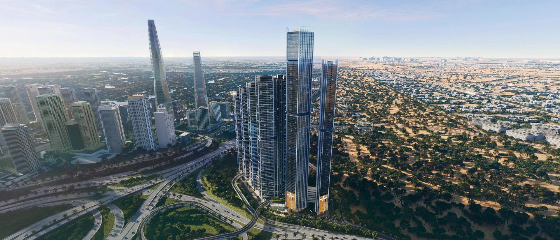 位于阿拉伯联合酋长国迪拜的住宅综合体内的公寓