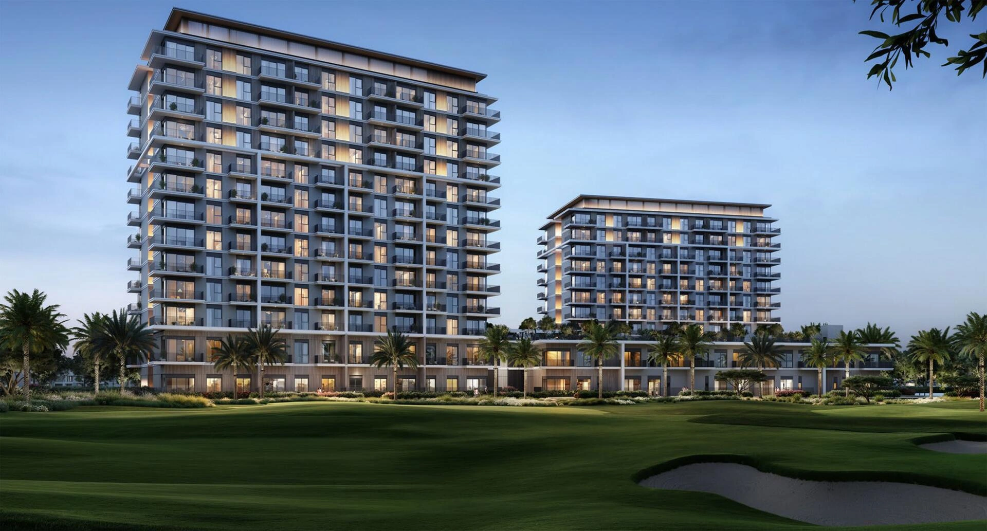 位于阿联酋迪拜 Grove Ridge 住宅区的项目