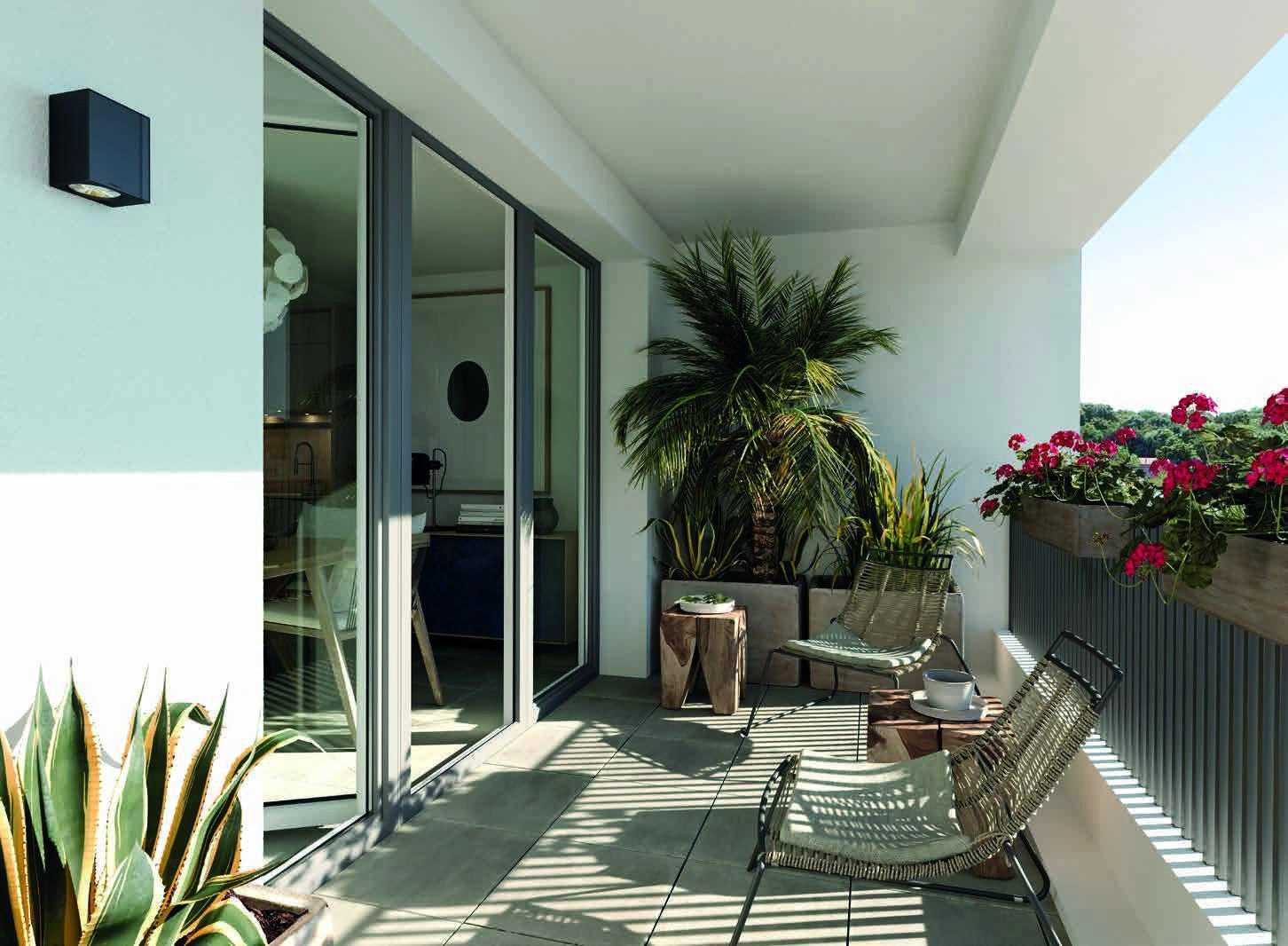 Apartments in a modern residential complex in Montpellier, France