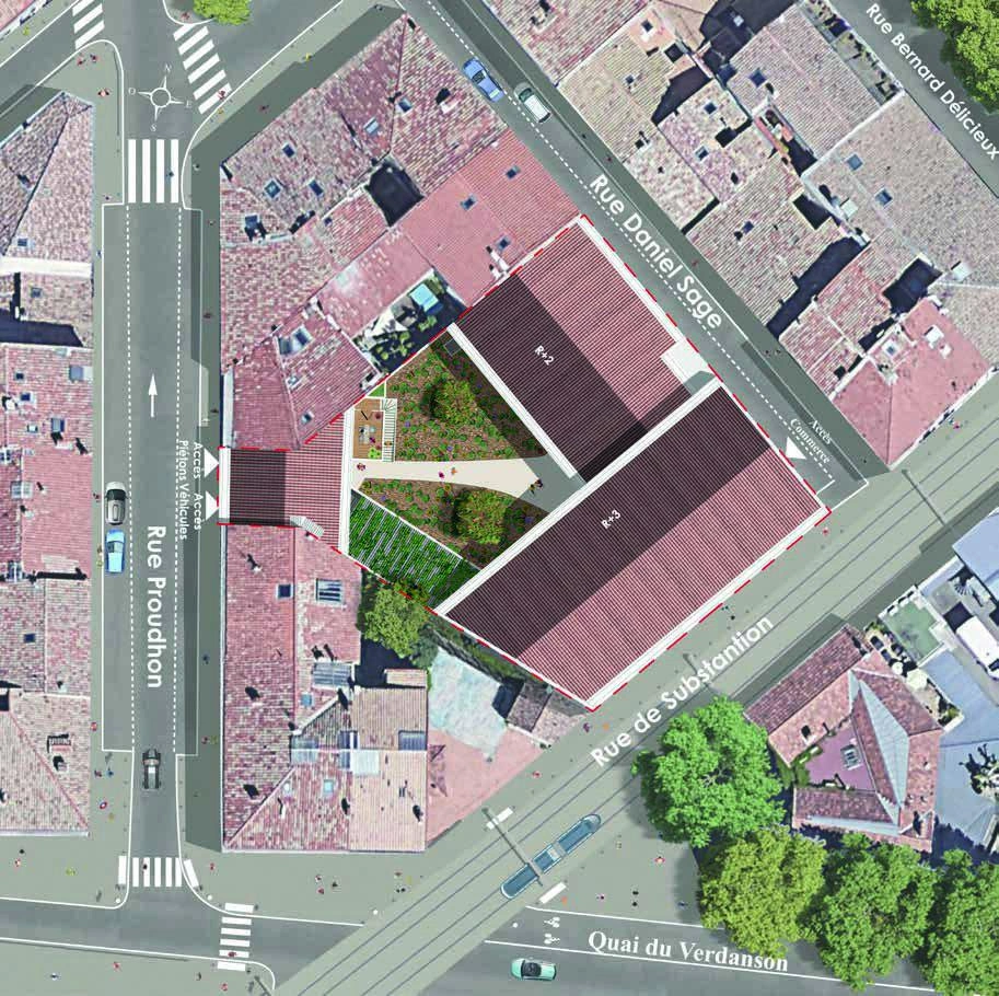 Apartments in a modern residential complex in Montpellier, France