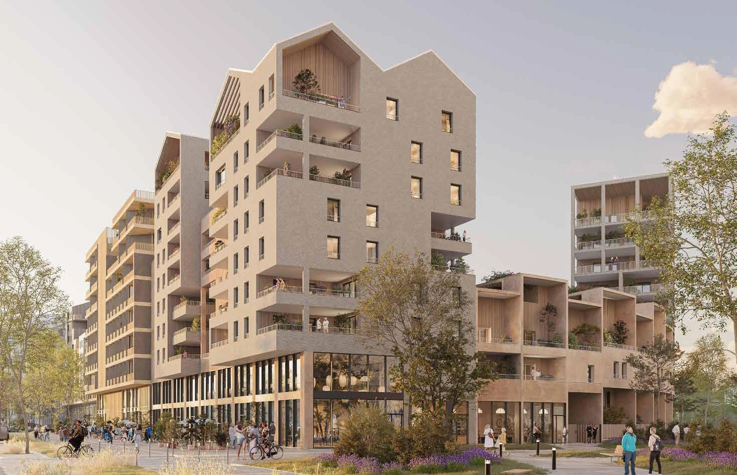 شقق في مجمع سكني عصري في مونبلييه، فرنسا