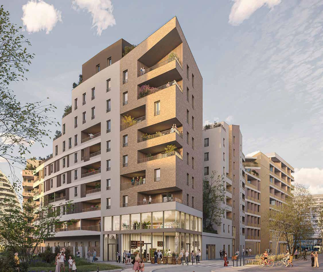 شقق في مجمع سكني عصري في مونبلييه، فرنسا