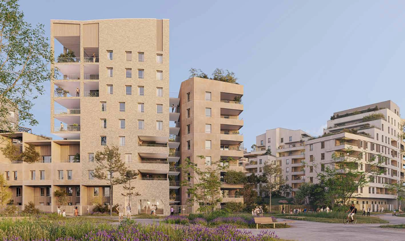 شقق في مجمع سكني عصري في مونبلييه، فرنسا